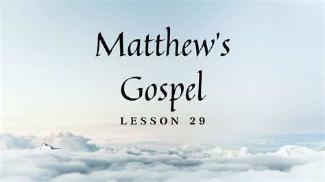 It is a tool to help you analyze a passage of scripture to more fully understand what God is saying to His people (you!). . Bsf matthew lesson 29 day 2